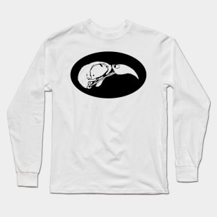 Plain Parrot Skull Long Sleeve T-Shirt